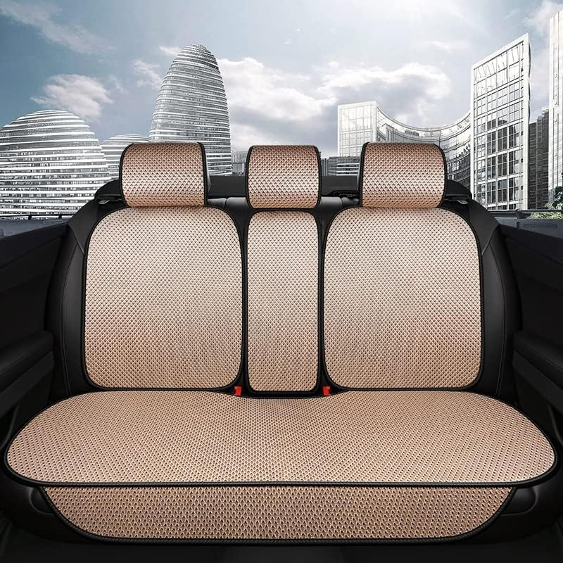 Asiento trasero beige