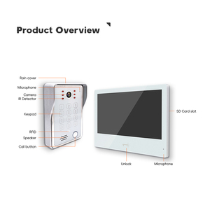 Smart Home Video Wired <strong>and</strong> Network <strong>Intercom</strong> <strong>System</strong> <strong>Security</strong> 10.1 Inch Indoor Unit <strong>Intercom</strong> <strong>System</strong> Video Doorbell Night Vision - Product Image 3