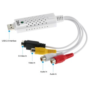 USB2.0 Audio Video Recording <strong>Card</strong> UVC Video Capture with Stereo Feature for PC Use with RCA <strong>Output</strong> Ports - Product Image 4