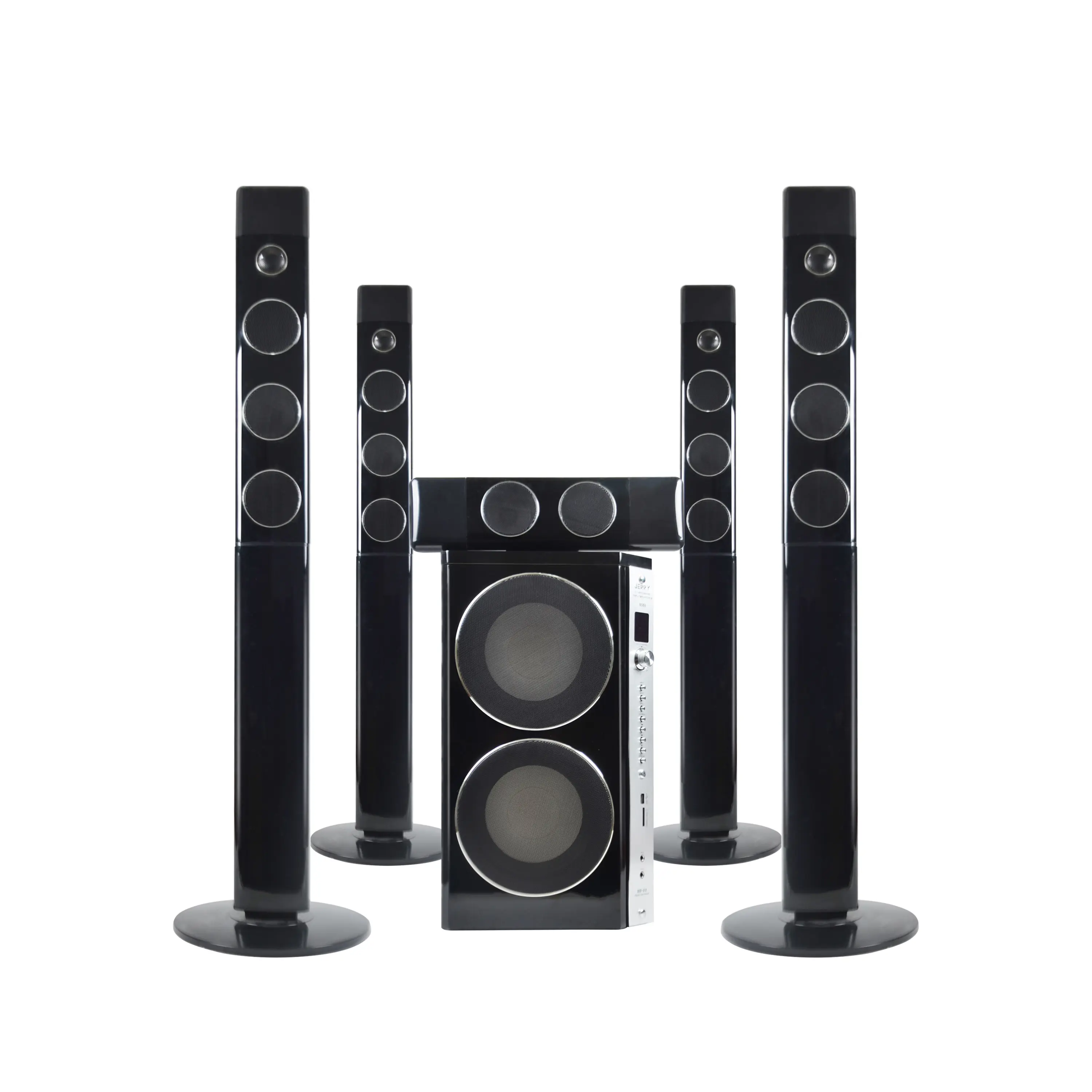 Potenti altoparlanti a torre di fascia alta 5.1 sistema home theater woofer altoparlante con lettore cd/dvd