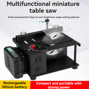<strong>Best</strong> Price Cordless Wood <strong>Saw</strong> Machine <strong>DIY</strong> Industrial Use Lithium Electric Multi-Function Mini Woodworking Table <strong>Saw</strong> Big Tree - Product Image 2