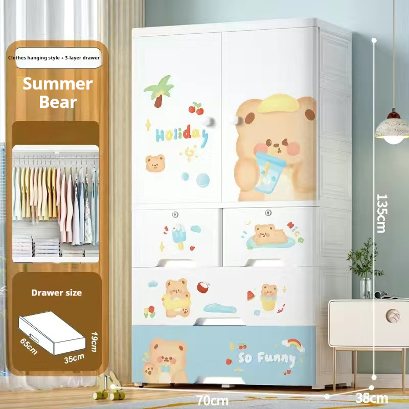 Summer Bear - ลิ้นชัก 3 ชั้น