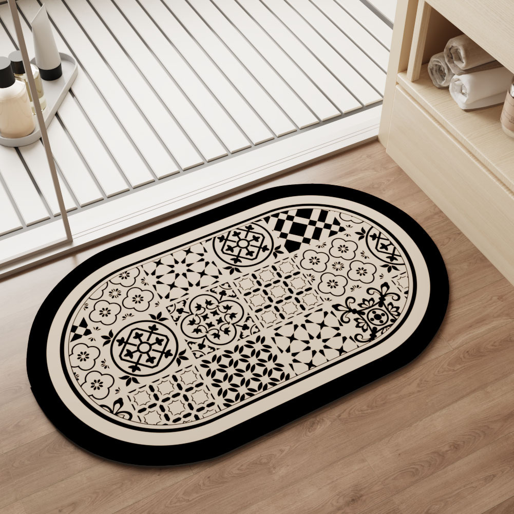 Oval - Sicilian Flower Tile A