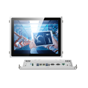 オールインワンコンピューターマルチタッチパネルPC産業用パネルPCファンレス2 LAN HD-MI GPIO防水産業用コンピューターPC - Product Image 1