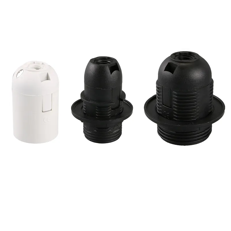 A maioria dos populares E14 E27 plástico suporte da lâmpada de soquete para lâmpada de sal