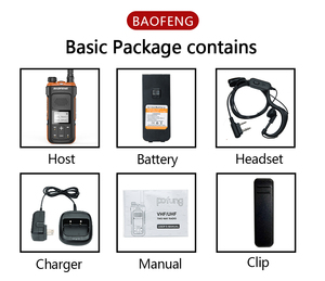 BAOFENG UV-11R GMRS Radio ripetitore in grado Radio bidirezionale con NOAA allarmi meteo e scansione a lungo raggio di supporto di tipo C ricarica - Product Image 6