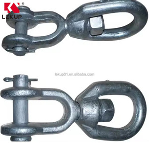 U.S Type Regular <strong>Swivel</strong> with Eye and Jaw Alloy Steel Chain Link Drop Forged Jaw End <strong>Swivels</strong> Riggings G403 Chain <strong>Swivel</strong> - Product Image 1