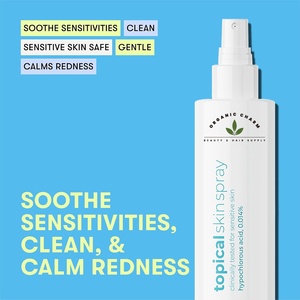 Yüz ve vücut için Hypochlorous asit cilt spreyi tahriş sakinleri kızarıklık hassas bakım egzama Rosacea ayak derisi sis rahatlatır - Product Image 3