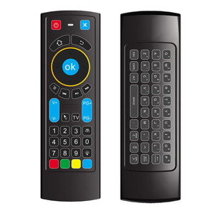 Teclado inalámbrico Air mouse ABS 73 teclas Control remoto con Bluetooth IR aprendizaje retroiluminación CR3 TV control remoto fábrica - Product Image 4