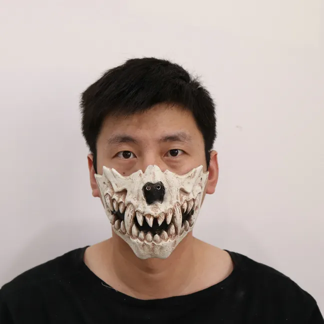 Maschera da festa in lattice spaventoso di Halloween Horror di alta qualità con novità realistica personalizzata