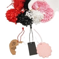 China Factory Whole Sale hang Tag <strong>String</strong> <strong>Loop</strong> for Garment , Hangtag <strong>String</strong> Garment, hang Tag Plastic <strong>String</strong> - Product Image 4