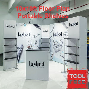Nhôm 10x10ft công cụ miễn phí quảng cáo di động kệ đứng triển lãm thương mại hiển thị gian hàng trưng bày - Product Image 3