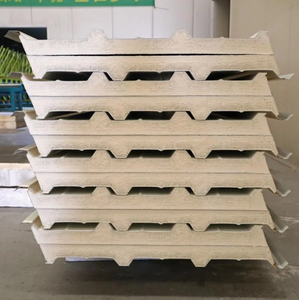 Baumaterial A1 Feuerfeste Steinwolle-Sandwich platten Dachplatten für Dach-und Wand verkleidung systeme