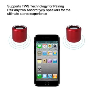 M6 Mini TWS para altavoz Bluetooth Iluminación LED RGB Regalo promocional con fuente de alimentación Shake - Product Image 5