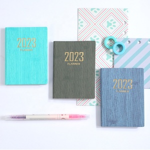 定制每日办公记事本2023规划师日记迷你a 7尺寸口袋皮革笔记本 - Product Image 5