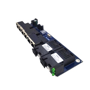 RTXMC Reverse POE Optischer Medien konverter 10/100m 2 * sc Glasfaser 6 * rj45 Schneller Glasfaser konverter Borad Pcba 2FO 6LAN - Product Image 1