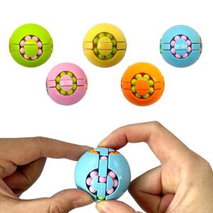 Jincan Cross-Border Fingertip xoay Burger Cube Orb Bean suy nghĩ phát triển câu đố làm bằng nhựa Silicone trực tiếp - Product Image 4