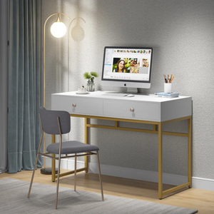 Scrivania del Computer Scrivania in Ufficio 2 Cassetti Studio Scrivania Tavolo Design per la Casa Ufficio - Product Image 6