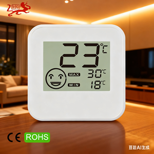 Kỹ Thuật Số thermohygrometer với chỉ số, nhiệt độ trong nhà độ ẩm màn hình với Max/Min kỷ lục, CE ROHS chứng nhận, - Product Image 3