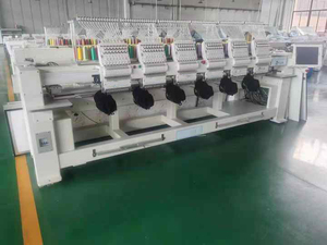Ordenador multifunción 12 agujas 6 cabeza tapa camiseta costura Cording bordado máquina lentejuelas bordado máquina computarizada - Product Image 5