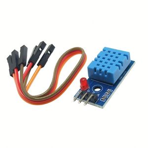 Sensor de temperatura y humedad Dht11 3,3 V-5v Medida de humedad 20%-95% Medida de temperatura 0-50 grados Celsius
