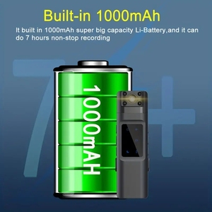 กล้อง Wifi L13ความละเอียดสูง1080P, กล้องถ่ายวิดีโอตรวจจับการเคลื่อนไหวแบตเตอรี่อายุการใช้งานยาวนานพร้อมที่หนีบด้านหลังแบบหมุนได้ - Product Image 5