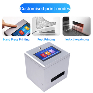 Hoch effiziente halbautomat ische Hand-Desktop-Punktmatrix-Inkjet-Verfallsdatum-Codier maschine für Chargen nummer - Product Image 4