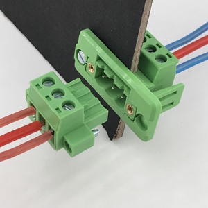 XINKE 3路5.08间距穿墙插件接线端子与面板插头快速连接 - Product Image 3