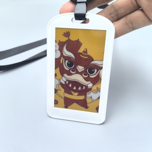 ESL Bluetooth NFC 4 colori E-Paper nome Badge E-ink elettronico nome Tag Display digitale carta d'identità Badge di lavoro programmato da Android - Product Image 3
