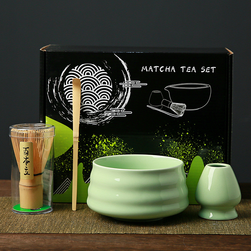 Black gift box-4 pcs Grass Green set