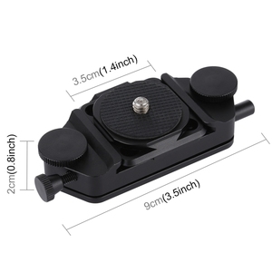 Plaka CNC alüminyum alaşım bağlar ile yeni tasarım PULUZ yakalama kamera klip hızlı yayın klip kamera klip - Product Image 4