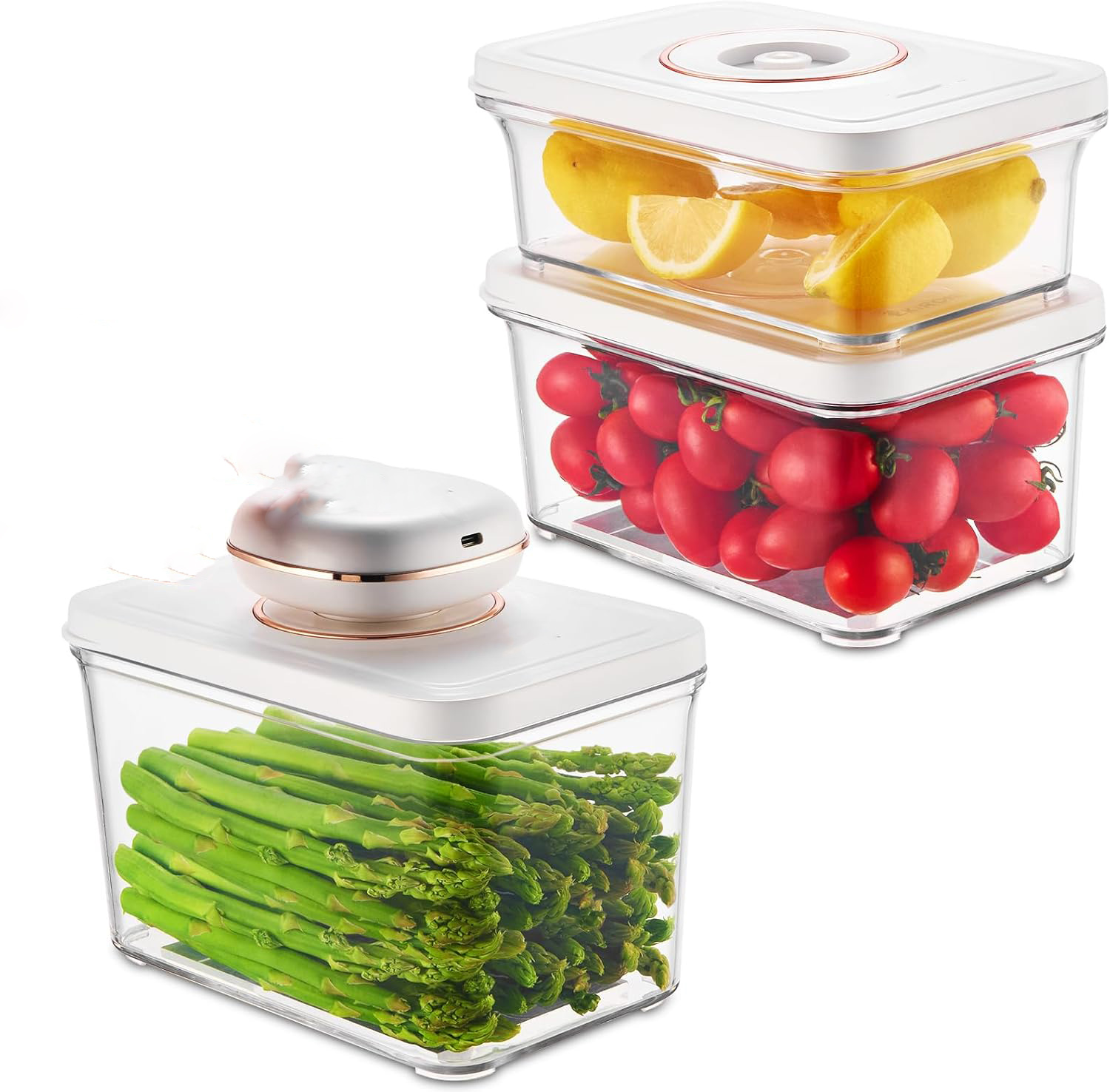 Vacuum Sealed Canisters with Pump