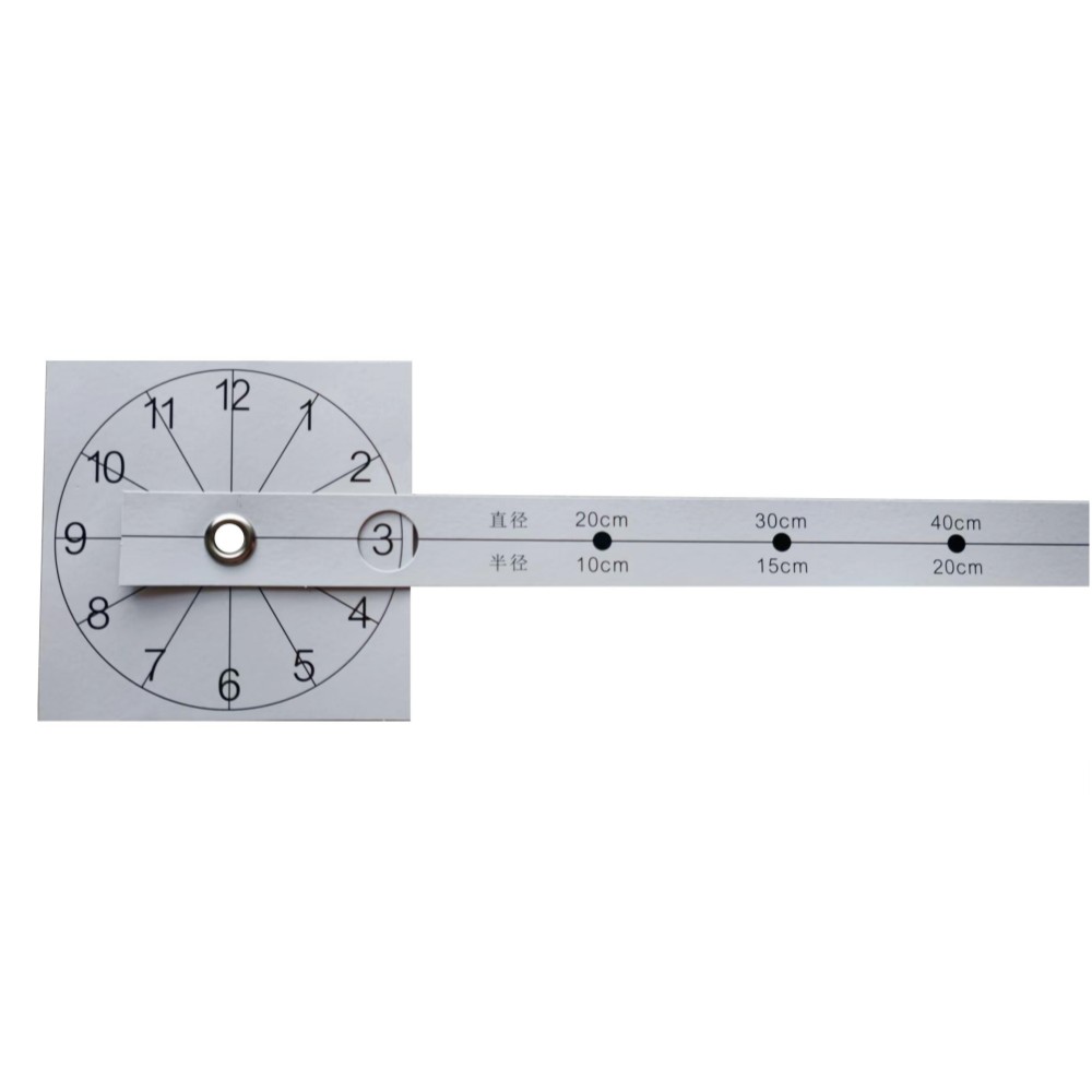 Escala de instalación de números de reloj de 95*750mm