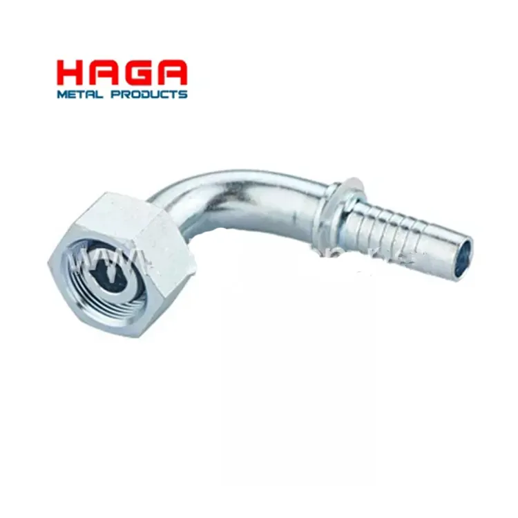 Conector de manguera hidráulica de acero inoxidable, rosca interna personalizada, fabricante