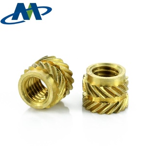 M5丸真ちゅうインサート、刻み付きめねじナット - Product Image 2