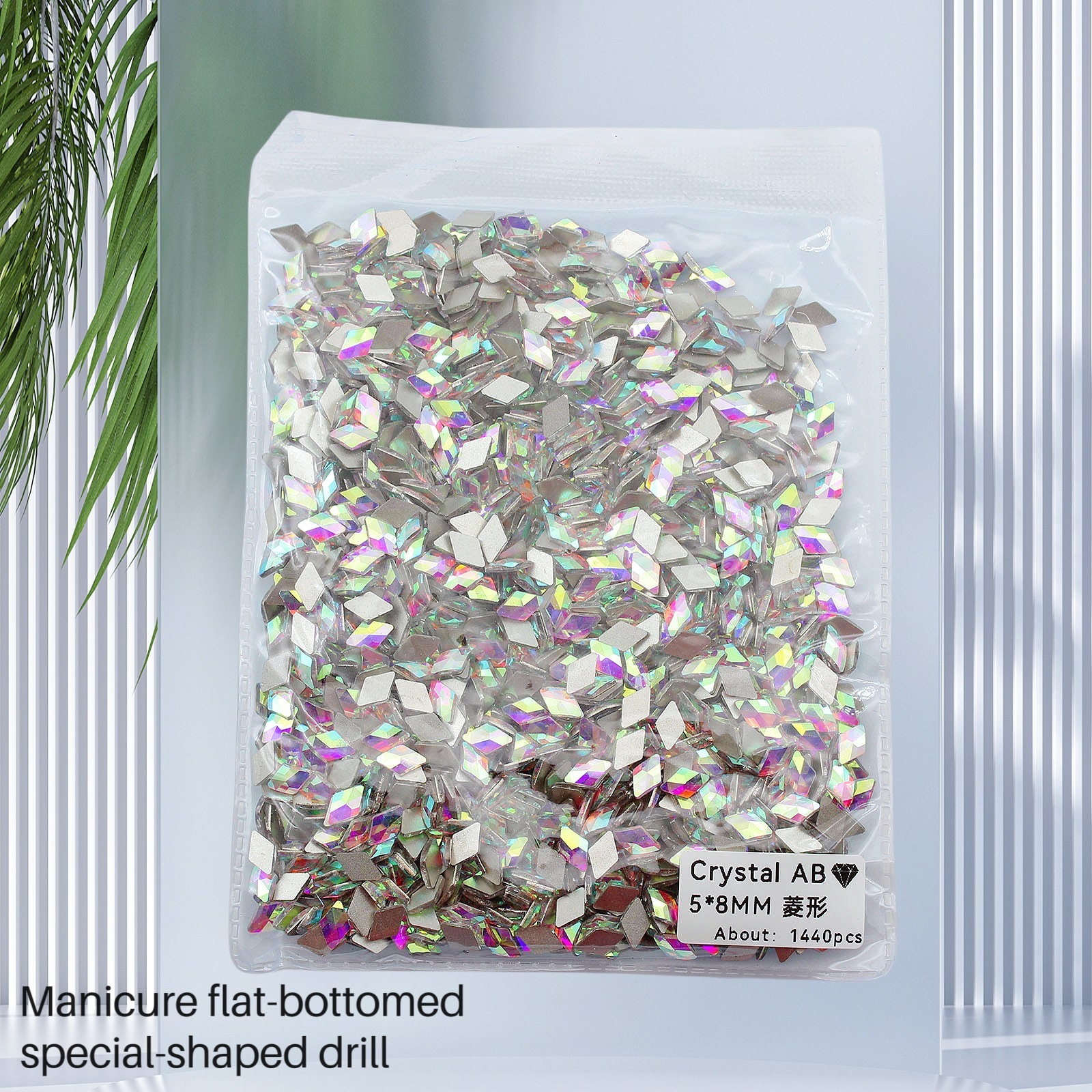 Cristal AB diamant 5*8mm