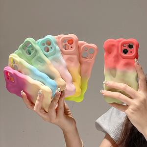 2023ขายดีสำหรับ iPhone14pro เคสแบบมีฟองด้านสำหรับ Apple 13ใหม่ล่าสุดเคส12/11ไล่ระดับสี - Product Image 4