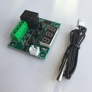 Placa de interruptor de Control de temperatura Digital con sonda NTC resistente al agua, módulo de controlador de temperatura, relé de un canal 10A, 2 unidades - Product Image 4