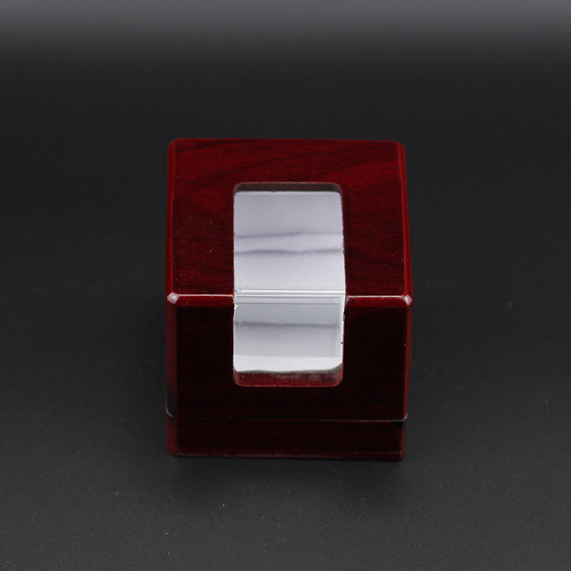 Transparent one hole box