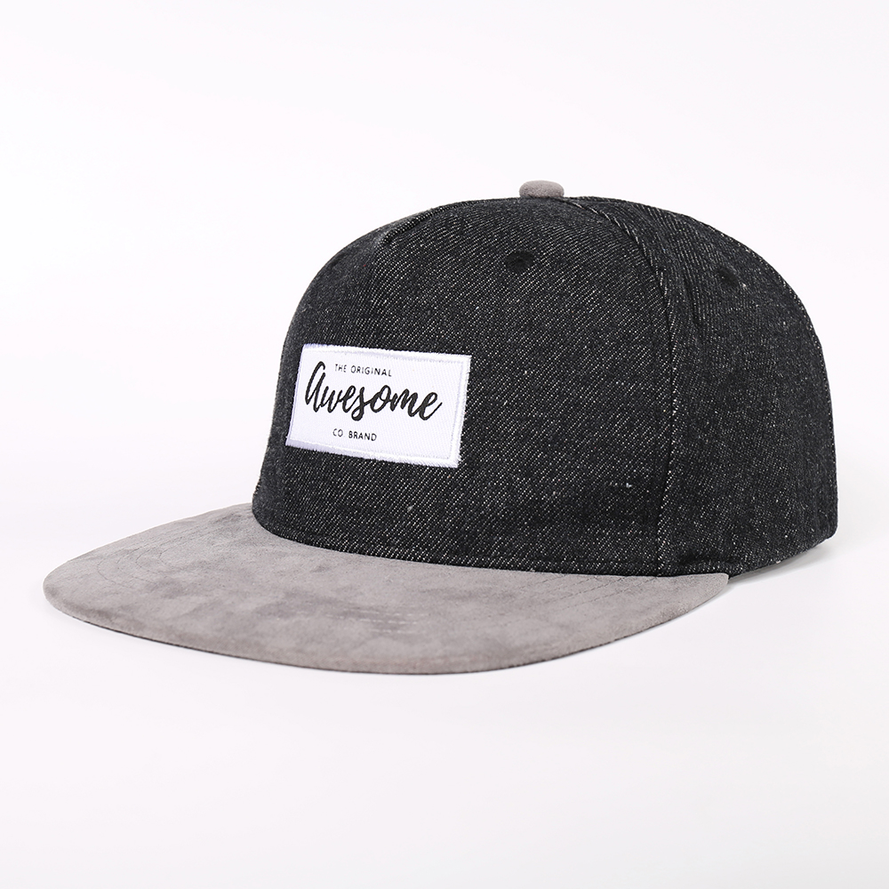 Suede Grey + White Patch logo