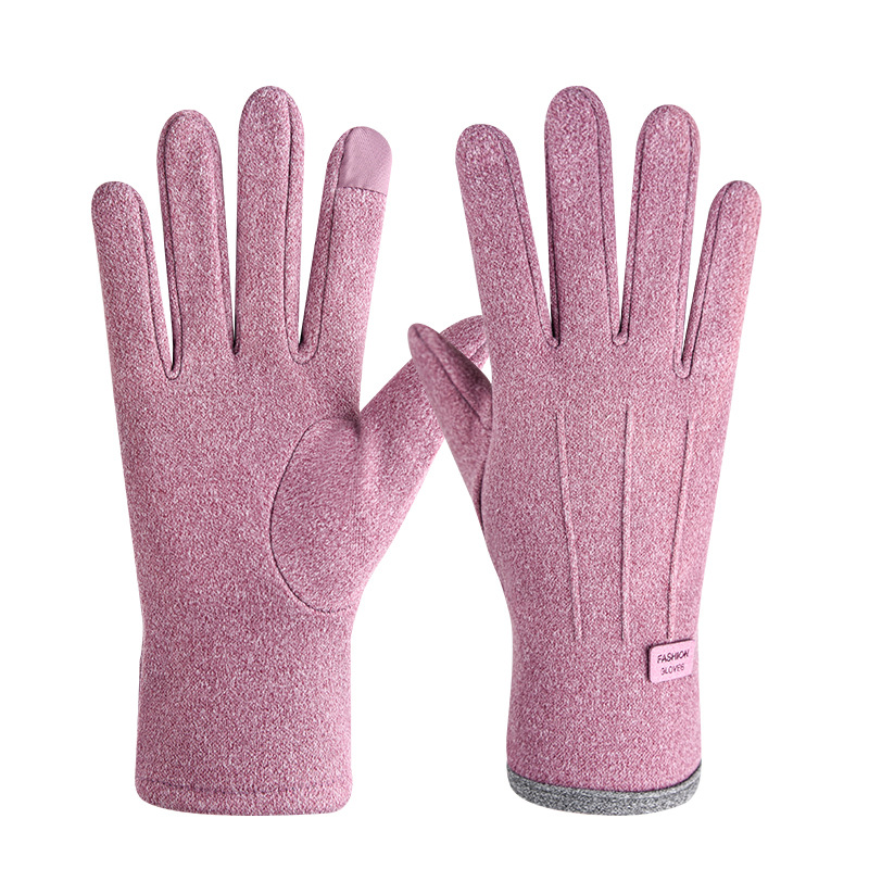 Velours Allemand Violet Trois Lignes Femme