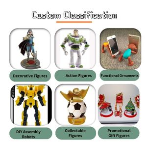 3D plastik heykelcik ve film aksiyon figürü özelleştirmek için 17 yılı aşkın OEM deneyimi ile fabrika - Product Image 5