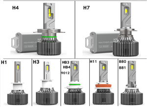2022พลังงานสูง120วัตต์ H7 H4 LED Canbus ข้อผิดพลาดฟรีไฟหน้าหลอดไฟ H11 H8 H9 LED ไฟหน้า - Product Image 6
