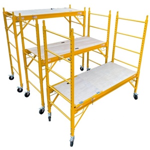 1.8 m Adjustable Platform Multipurpose Scaffolds 6 F.<strong>T</strong> Rolling Scaffold Mobile Baker <strong>Scaffolding</strong> for Work Bench - Product Image 2
