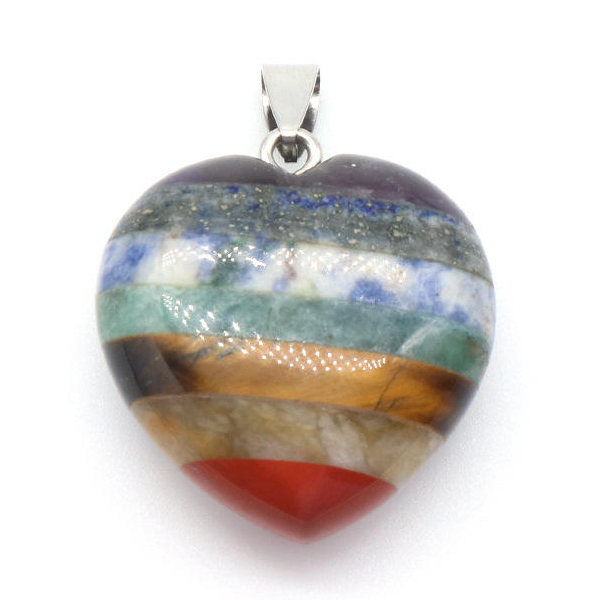 30mm heart pendant