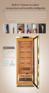 Constant <strong>Humidity</strong> and Temperature Cigar Showcase MON2800A Raching Humidor - Product Image 5