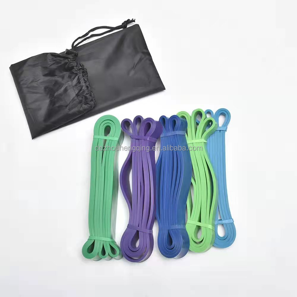 Rubber Loop Gym Fitness Elastic Workout Bands Heavy Duty Resistance Band set for Yogaa  Exercise