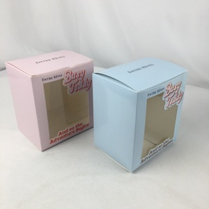 <strong>Customized</strong> Support Coated Paper Foldable Packaging <strong>Box</strong> Matt Lamination <strong>Display</strong> Empty Toy <strong>Box</strong> Cardboard Doll Boxes <strong>With</strong> <strong>Window</strong> - Product Image 2