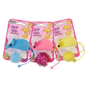 Ratón de juguete para gato, juguete para rascar hierba gatera - Product Image 1