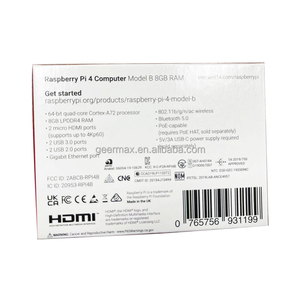 Raspberry Pi 4B Modell B 8GB Dualband-WLAN BLE5.0 der 4. Generation Dual-Display-Ausgang Original Raspberry Pi 4B 8G Hergestellt in Großbritannien - Product Image 5